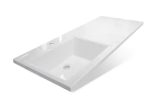 Раковина над стиральной машиной Эстет Dallas silk ФР-00014929 Л 115см белый